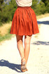 Letní sukně Lotika ze 100% lnu Premium quality