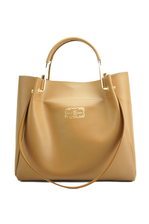 Luxusní dámská kabelka: se zlatými detaily pevná ucha pro nošení v ruce pružná ucha pro nošení na předloktí / na