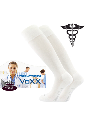 Speciální zdravotnické jednobarevné podkolenky od značky Voxx nejen pro zdravotníky dvojitý, pohodlný, neškrtící