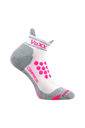 Nízké kompresní ponožky od české značky Voxx anatomicky tvarované polstrované zóny s obsahem iontů stříbra -