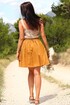 Letní sukně Lotika ze 100% lnu Premium quality