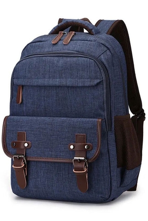 Lehký batoh nejen pro studenty hlavní prostor na dvoucestný zip vnitřní kapsa na zip vnitřní vyztužená kapsa na