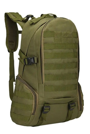 Outdoorový unisex batoh střední velikosti jednobarevný hlavní prostor na zip - volný bez přepážky jedna vnitřní