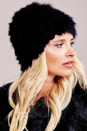Čepice z umělé kožešiny: stylový zimní módní doplněk praktický dárek ochrání před chladem dobře sedí
